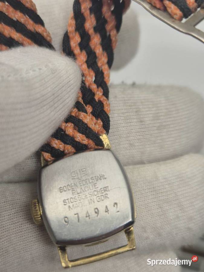 Zegarek Glashtte GuB miniatura vintage Chorzów
