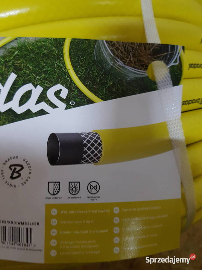 Wąż Ogrodowy do wody 34 cala 50 metrów żółty Głogowa sprzedam