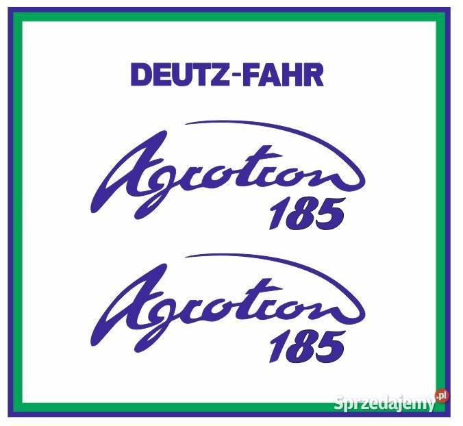 Naklejki DeutzFahr Agrotron 185 Ciągnik Traktor Ostrów Wielkopolski