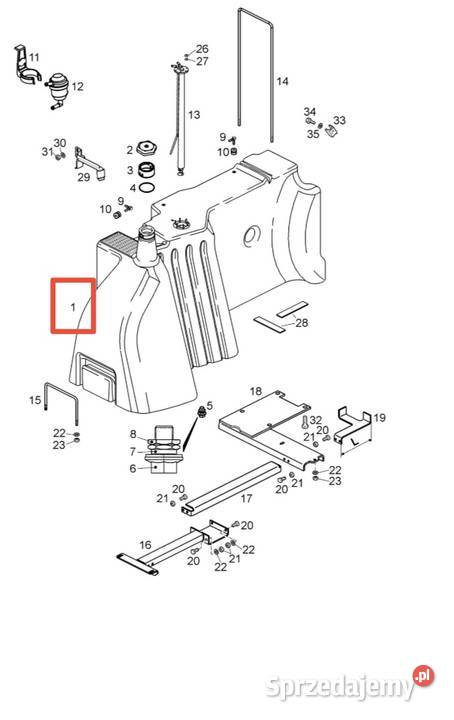 Zbiornik paliwa Case CVX 1135 1145 1155 1170 nieuszkodzony