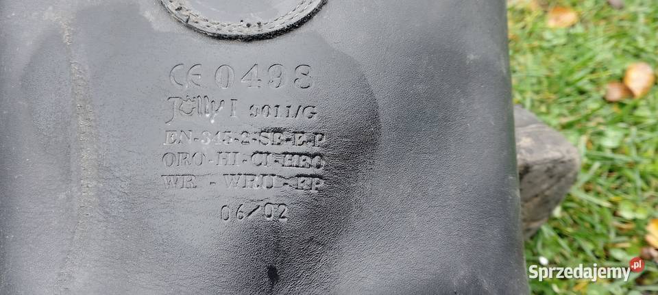 Strażackie buty USA z 2002 roku tu sprzedaję podkarpackie Jarosław