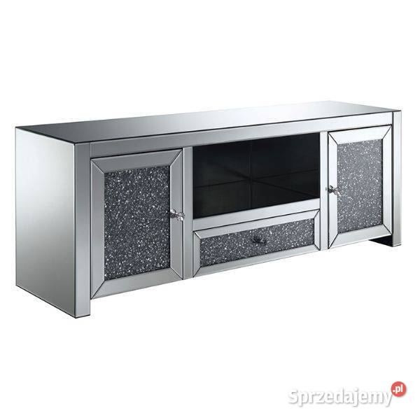 Lustrzana szafka RTV komoda z kryształkami sprzedam