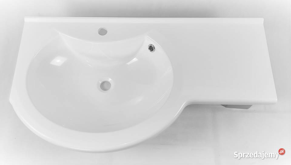 Umywalka z lanego marmuru LEWA Hydraulika i armatura