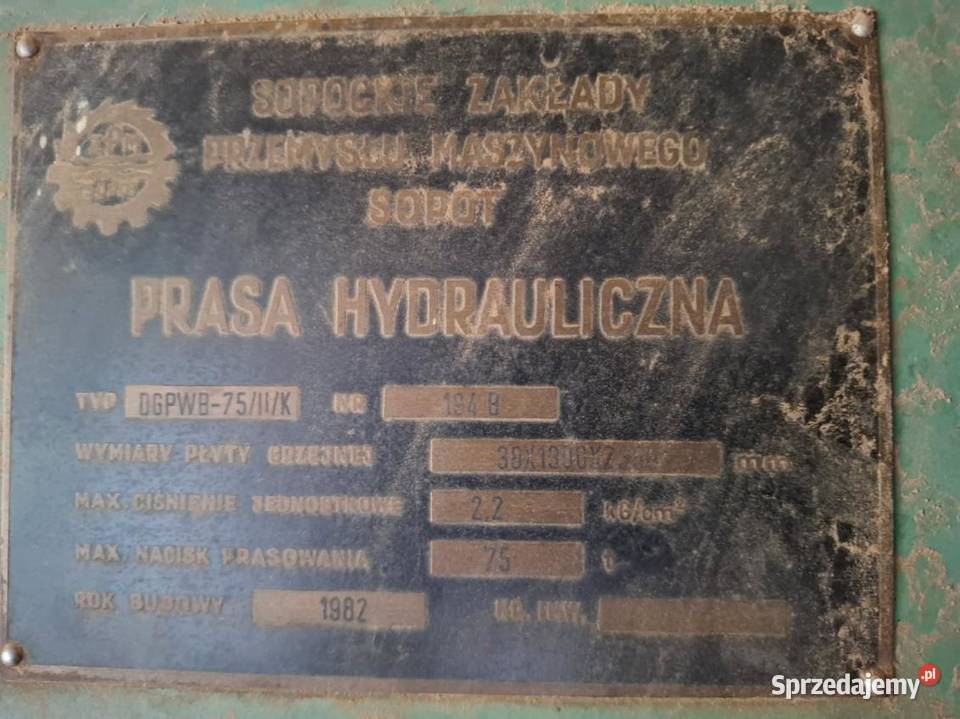 Prasa stolarska Sopmasz