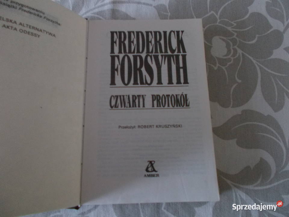 Frederick Forsyth - Czwarty protokół