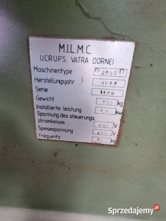 Szlifierka długotaśmowa Dorna 2500 Bielawa