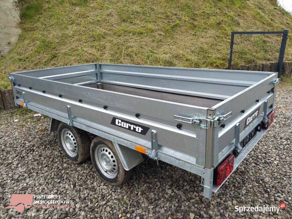 Przyczepa dwuosiowa hamowana dmc 750 CARRO DELTA towarowe Lublin