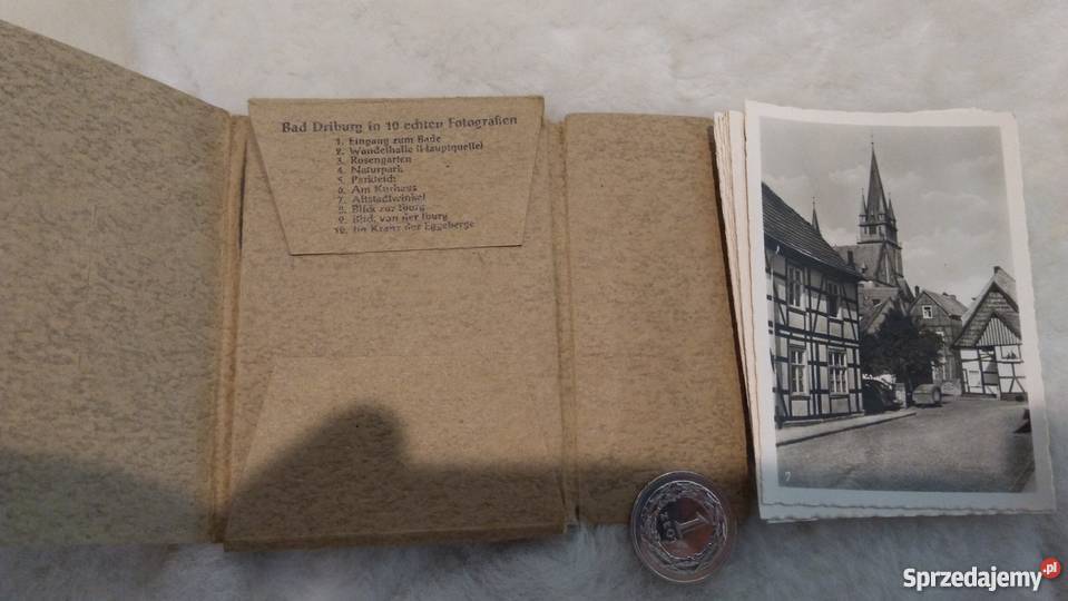 Bad Driburg mini pocztówki Niemcy lata Sieradz