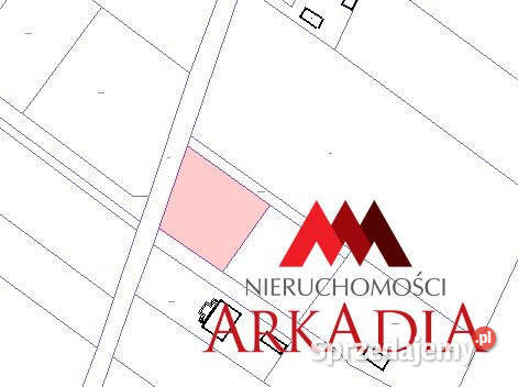 sprzedaży gruntu 1042m2 Kosinowo