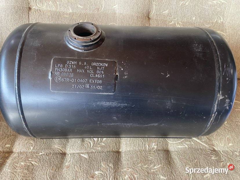 Butla zbiornik LPG 40L HOMOLOGACJA Szczekociny