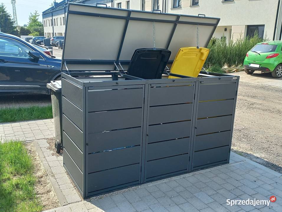 Zabudowa koszy Obudowa na kosze na śmieci Osłona podlaskie Białystok sprzedam