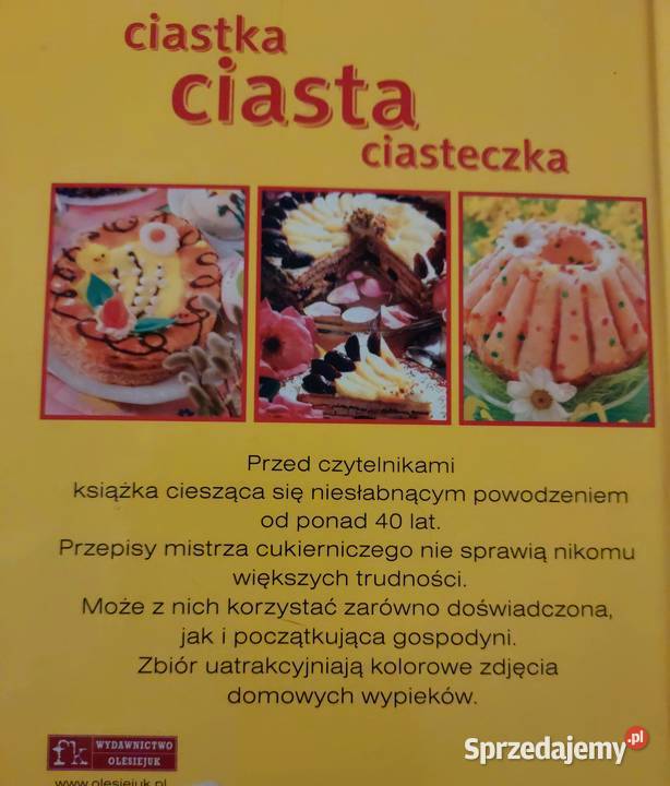 Ciasta ciastka ciasteczka Jan Czernikowski ISBN 9788327403865 Wrocław