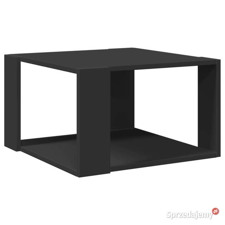 Stolik kawowy czarny 515x515x30 materiał Warszawa sprzedam