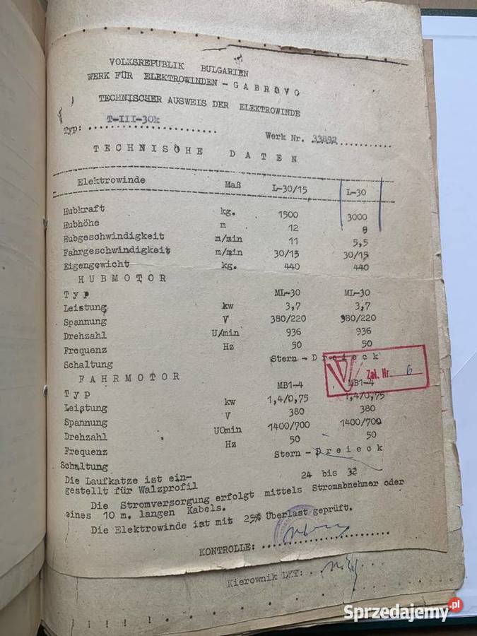 Suwnica wciągnik wciągarka Białystok