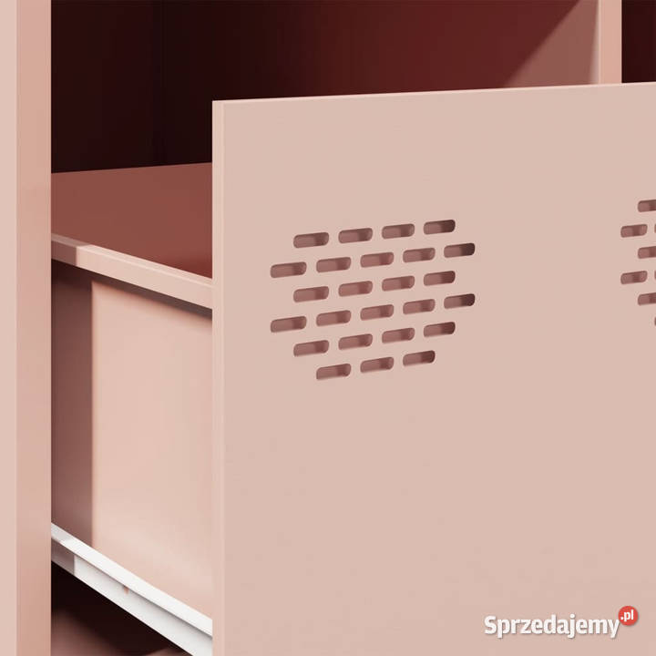 Szafka RTV różowa 68x50x435 stal walcowana na Warszawa