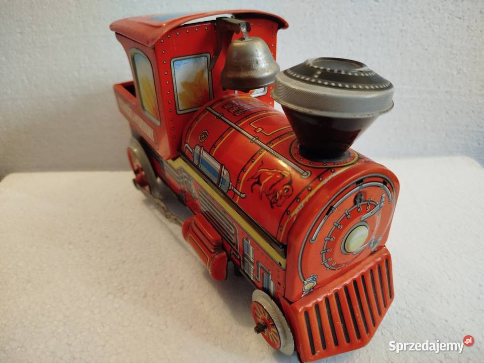 Stara zabawka lokomotywa Zgierz