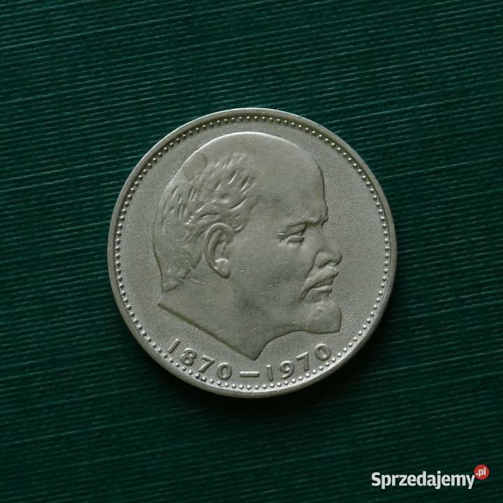 ZSRR 1 rubel 1970r 100 rocznica urodzin W Lenina Kolekcje śląskie Gliwice