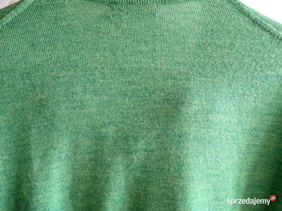 Sweter Męski Wełniany 100 Wełna Merino VNeck Łomża sprzedam