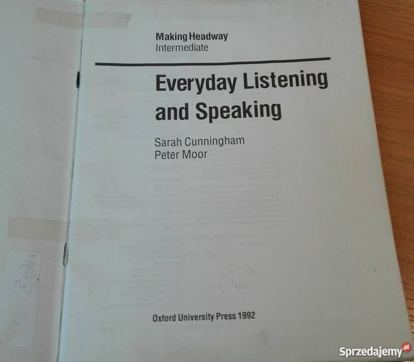 Everyday listening and speaking intermediate Gdańsk