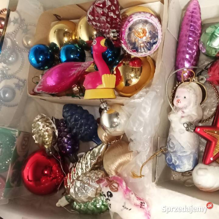 bombki z PRL ręcznie malowane kolekcjonera Warszawa