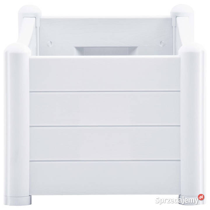 Podwyższona donica PP biała 100x43x35 WM313975 mazowieckie Warszawa