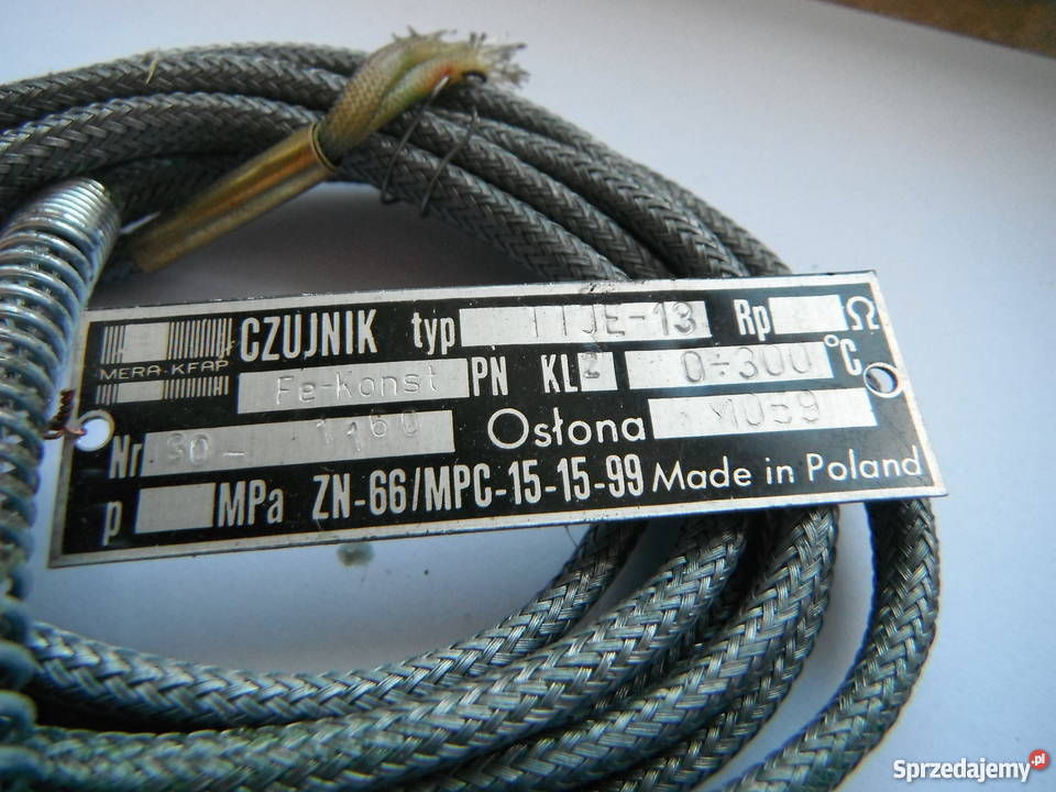 Czujnik temperatury TTJE13 FeKonst 0300C MERA Elektronika Chlewiska