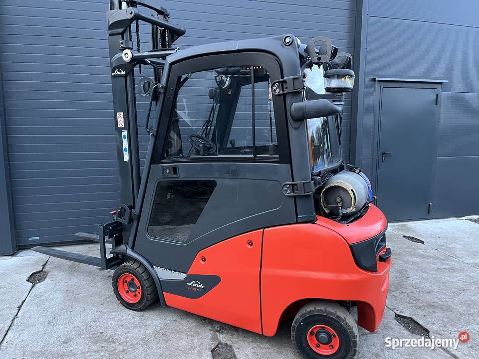 Linde H16 T Gaz LPG 385m16t Pełna kabina 2950h Wózki widłowe Poraj