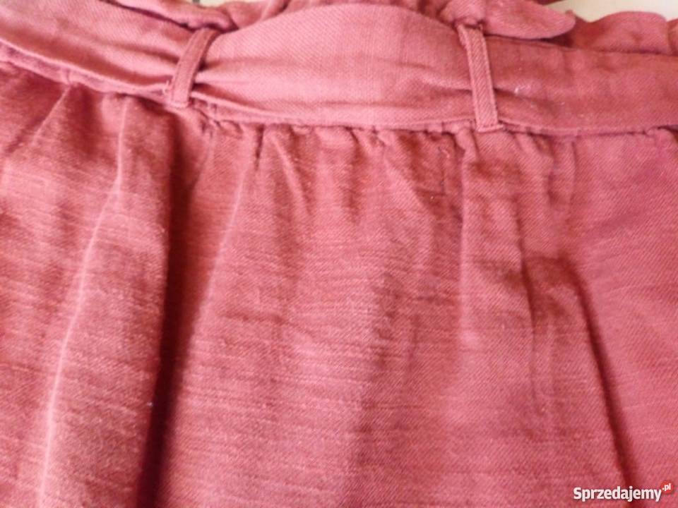 Czekoladowa Fajna brązowa mini 46 falbanka NOWA Rozmiar 46 Kraków