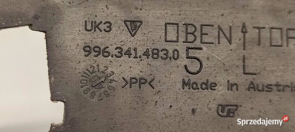 PORSCHE CAYMAN S 987 OSŁONA WAHACZA LEWY PRZÓD osobowe dolnośląskie