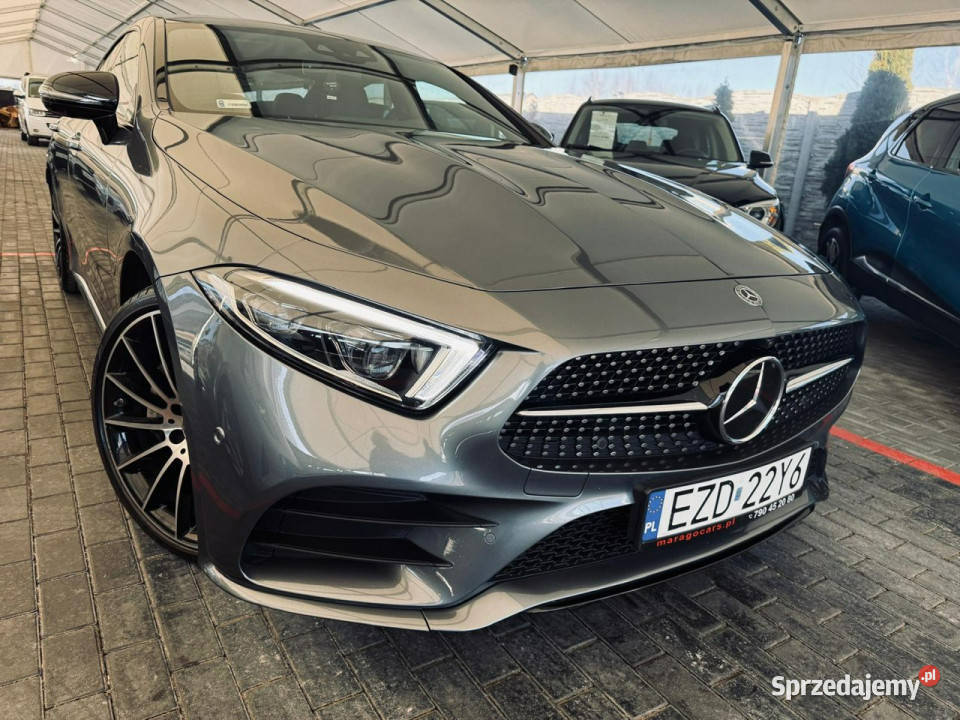 Mercedes CLS 400 4Matic Automat Salon Polska lakier metallic łódzkie Zduńska Wola sprzedam
