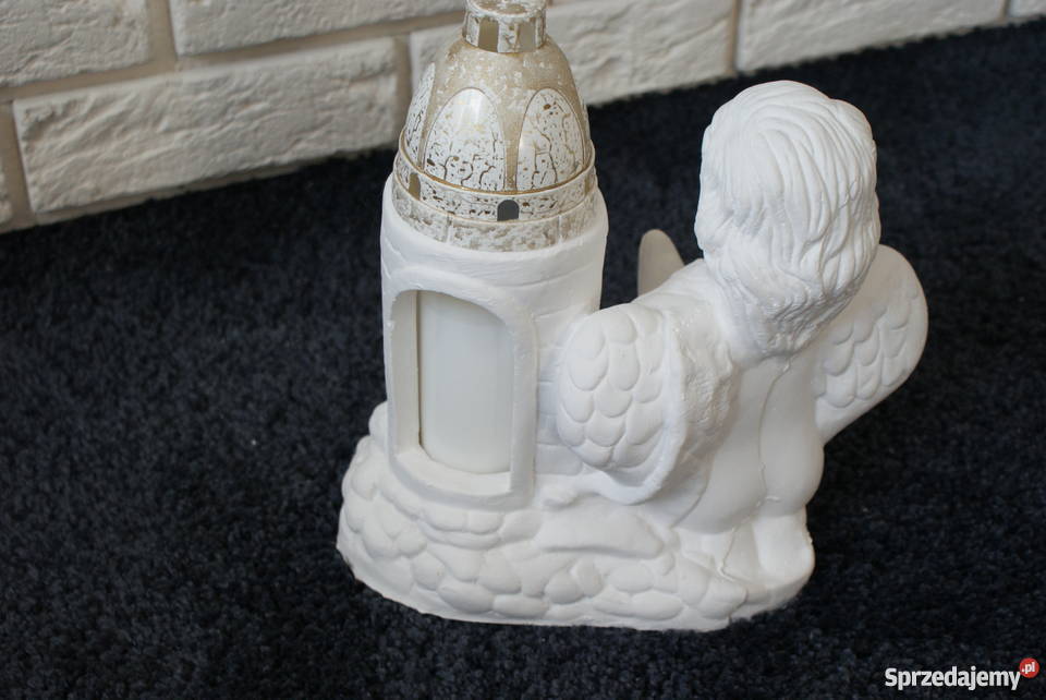 Figurki Lampiony ZNICZE W KSZTAŁCIE ANIOŁKA małopolskie