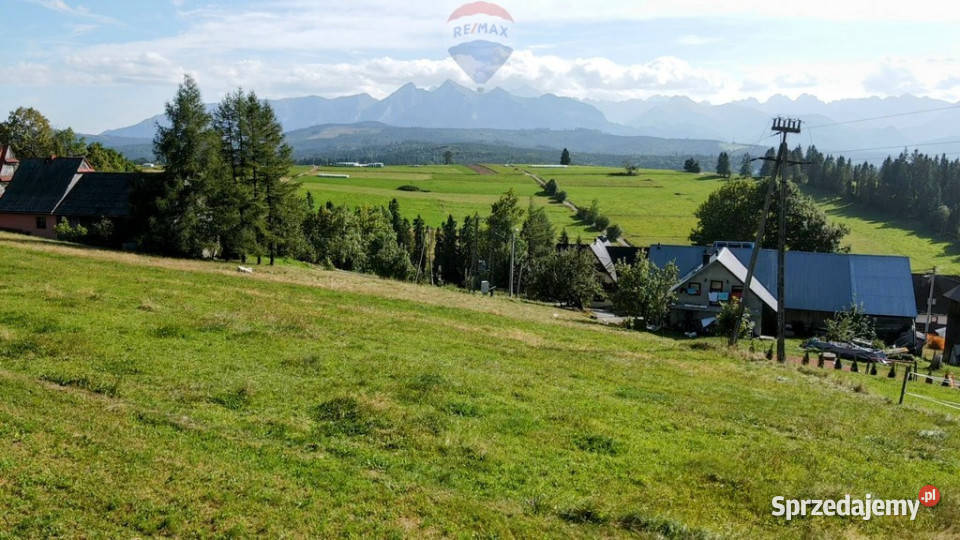 DZIAŁKA W RZEPISKACH Z WIDOKIEM NA TATRY 18m Rzepiska
