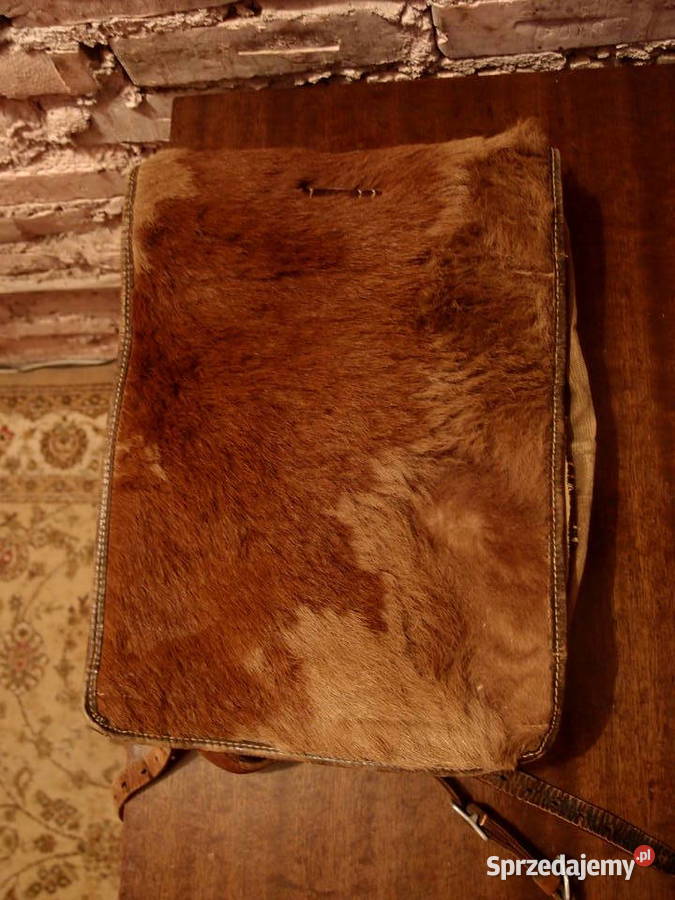 Oryginalny Niemiecki Plecak Marszowy z 1939 roku łódzkie Łódź