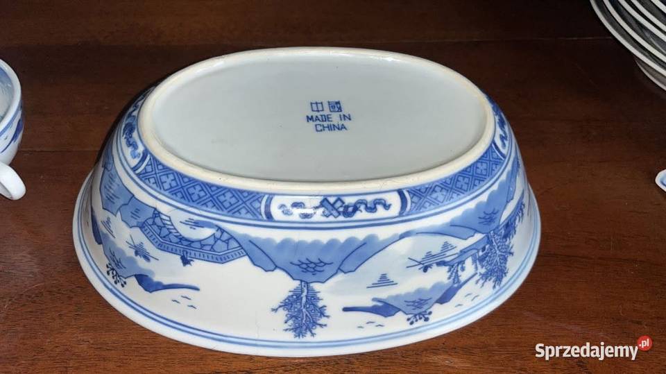 Orientalna porcelanowa salaterka Made in China pomorskie Gdańsk