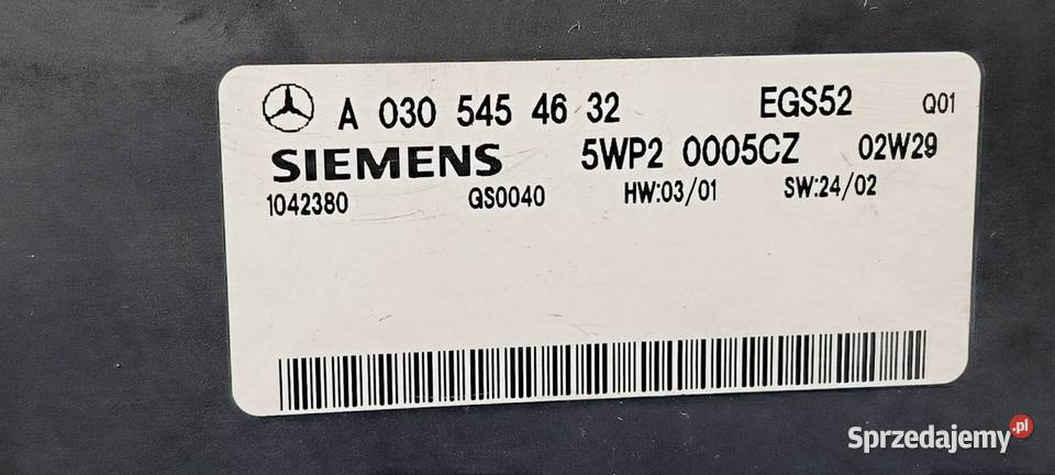 MODUŁ MERCEDES ML W163 A0305454632 kujawsko-pomorskie Lipno