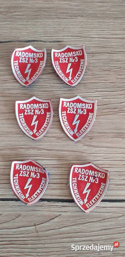 Tarcze szkolne z czasów prl Przedbórz