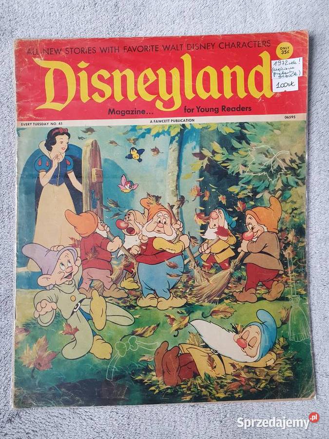 Disneyland 4 komiksy w języku angielskim lata Gdynia sprzedam