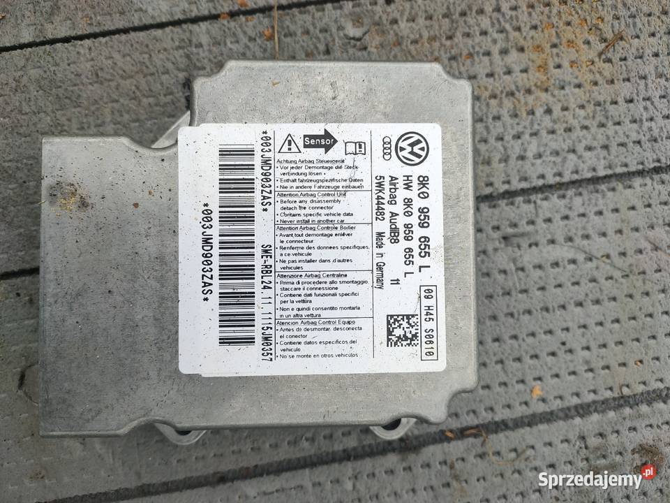 AUDI A4 B8 8K MODUŁ AIRBAG PODUSZEK 8K0959655L Biała Podlaska