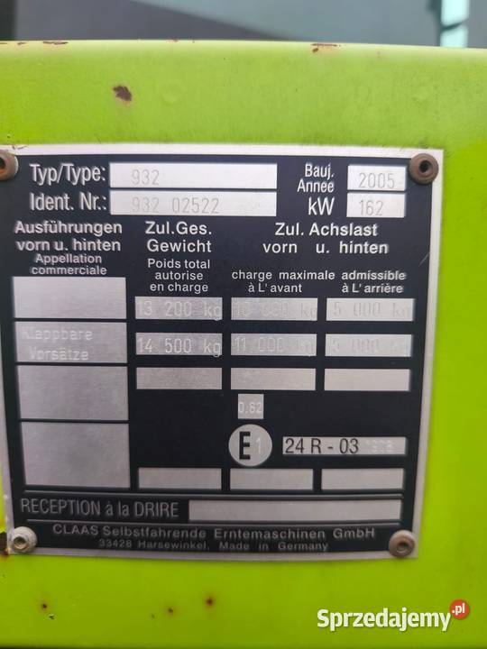 Sprzedam kombajn Claas Oława