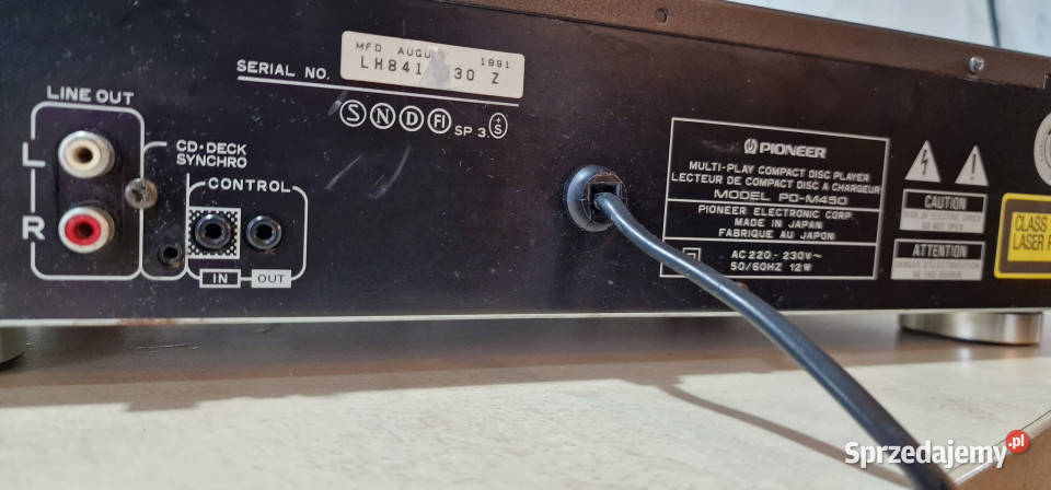 Pioneer PD M 450 PDM450 zmieniarka cd player