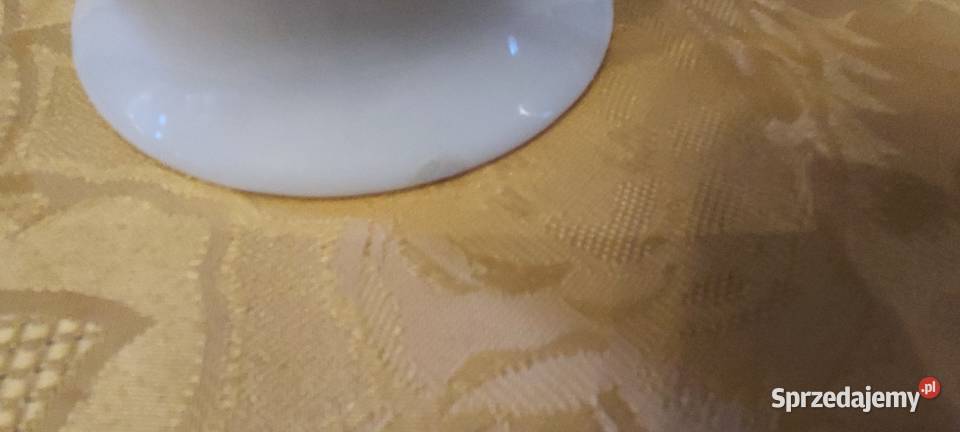Duży wazon porcelana Gerod Bavaria biel kwiat Wrocław