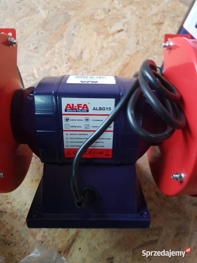 Szlifierka stołowa alfa 1200 wat 150 mm kamień Głogowa