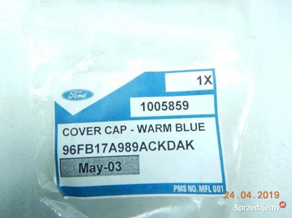 ZAŚLEPKA ZDERZAKA PRZÓD FORD FIESTA 19952002 lubelskie