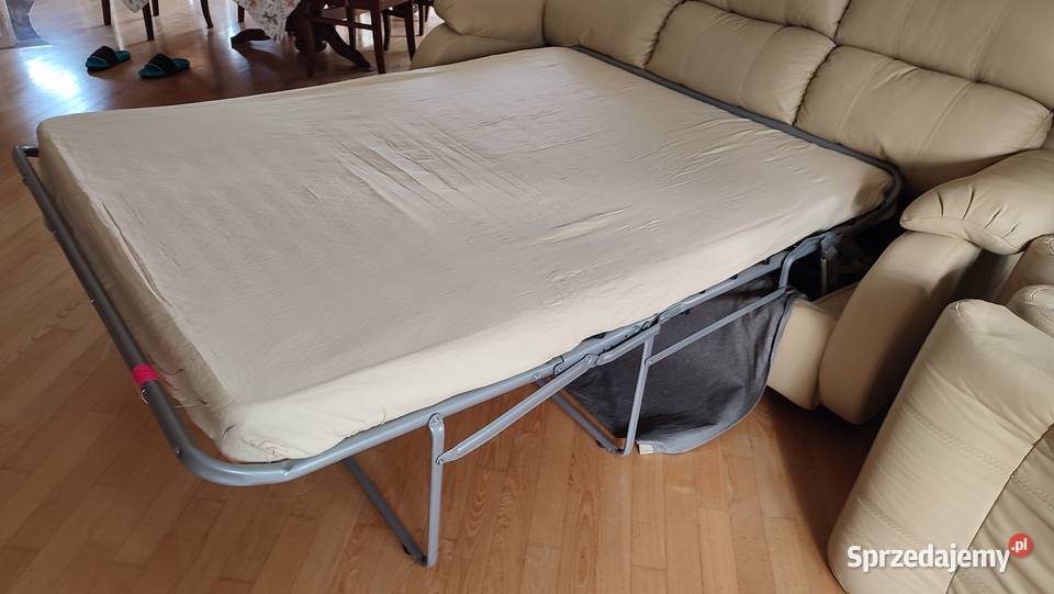 Kanapa i sofa skórzane 3 osobowe rozkładane warmińsko-mazurskie Naterki