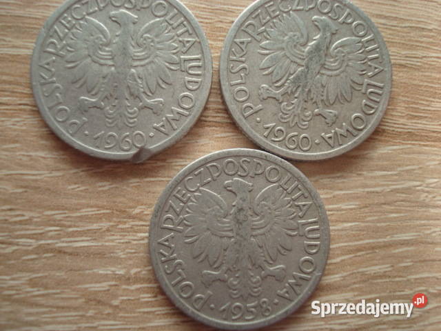 Moneta 2 z roku 1958 i 1960 Numizmatyka