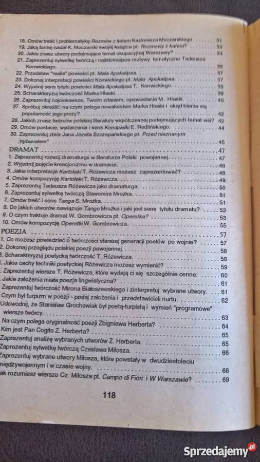 Literatura współczesnadodatek maturalnyKDroga Wrocław