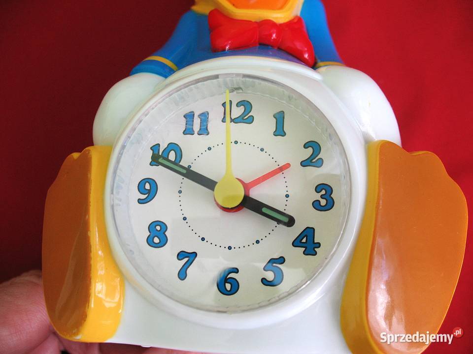 Zegarek Budzik Kaczor Donald 165 x 12 Stary Wazony Siedlce