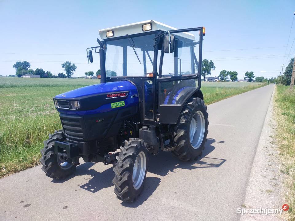 Ciągnik rolniczy FARMTRAC 6050 E 4 WD z kabiną nieuszkodzony Łęczyca
