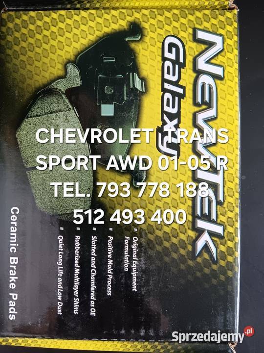 KLOCKI HAMULCOWE PRZEDNIE CHEVROLET TRANS SPORT Kawnice
