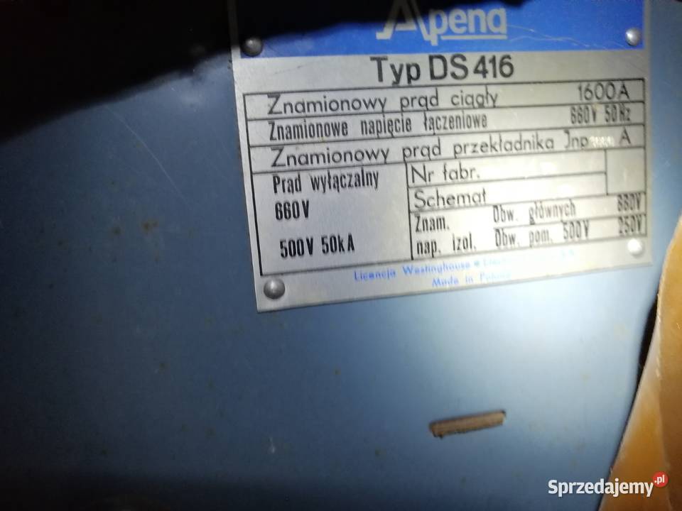 Wyłącznik DS416 sprzedam